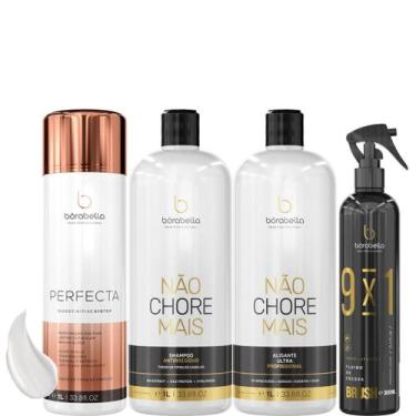 Imagem de Borabella Kit Não Chore + Perfecta 3x1L + Fluido 300ml