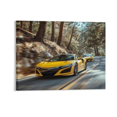 Imagem de HouLaiZhe Speed ​​jdm Carro Nsx Race Attitude Cool Posters Tela Estética Decoração de Quarto Pintura de Parede Impressões Sala de Galeria Decoração de Parede para Quarto Sala de Estar Escritório 08 x