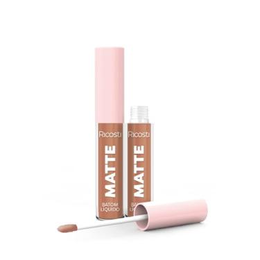 Imagem de Ricosti Batom Líquido Matte Duda, 4ml, Longa Duração, Acabamento Opaco, Cor Nude