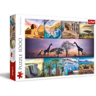 Imagem de Trefl - Colagem: África - puzzle de 1000 peças - puzzle DIY com símbolos do continental africano, entretenimento criativo, diversão, quebra-cabeças clássicos para adultos e crianças maiores de 12 anos