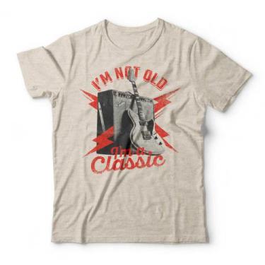Imagem de Camiseta I'm A Classic Studio Geek, M, Mescla banana