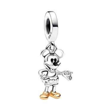 Imagem de Charms De Joias DIY Em Prata 925 Da Disney, Pulseira Mickey Minnie Pri