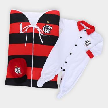Imagem de Kit Saída de Maternidade Flamengo Recém-nascido-Masculino