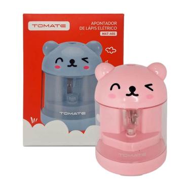 Imagem de Apontador Elétrico Ursinho 2 Pilhas + Lâminas Reserva