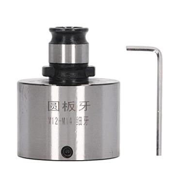 Imagem de A linha morre mandril mudança rápida aço carbono gt12 m12 m14 19mm diâmetro exterior 60mm profundidade de pinça para máquinas de perfuração de torno (Dentes finos)