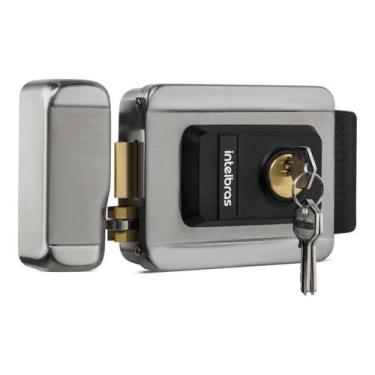 Imagem de Fechadura Elétrica De Sobrepor Inox  Fx 2000 Inox Intelbras