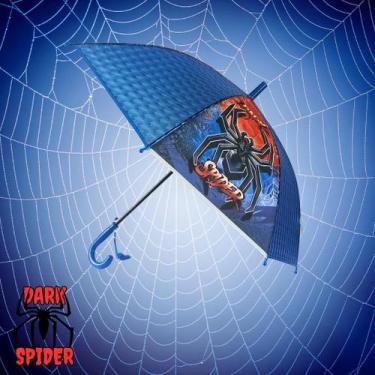 Imagem de Guarda Chuva Infantil Com Apito - Semax, Dark spider