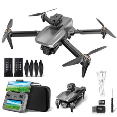 Imagem de Drone com Câmera 4K, Drone Profissional HD, Mini Controle Remoto DroneQuadricóptero com Bolsa de Transporte, 2 Baterias 3.7V 1300mAh, Brinquedos Educativos Aniversário (L930)