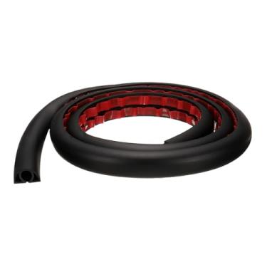 Imagem de Generic Capa de cabo de 1,2 m L 0,3 x A 0,3 Canal interno PVC esconde extensão, protetor de fios para evitar desvios de cabos, gerenciamento de cabos, preto