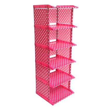 Imagem de Organizador de Armazenamento com 5 Camadas Cubos Multifuncional para Livros Sapatos Brinquedos Decorações Quarto Sala Estudo Estar Estável Robusto Eco