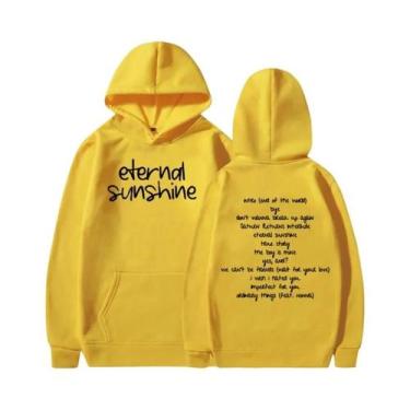 Imagem de Moletom Masculino Ariana Grande Eternal Sunshine Estilo Harajuku Manga