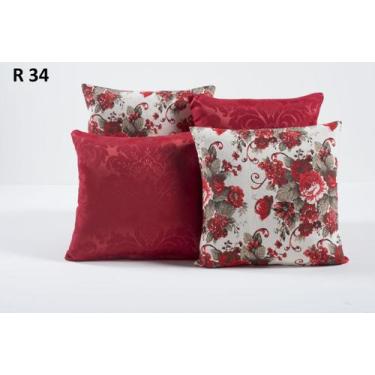 Imagem de Capas Jacquard para Almofada Kit 4 Peças 34 - Wellus Enxovais