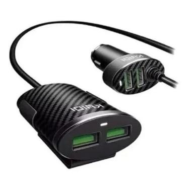 Imagem de Carregador Veicular Turbo 4 Usb - Kaidi Kd-401