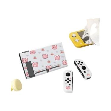 Imagem de Capa Protetora Fina De TPU Macio Cherry Bear Para Console Nintendo Swi