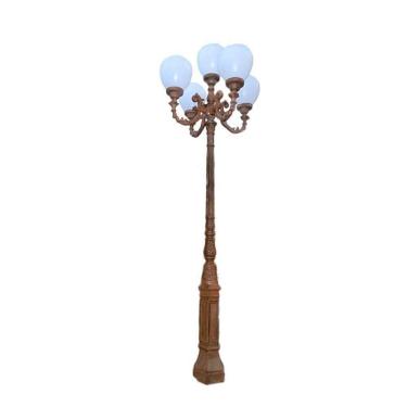 Imagem de Poste Paris 5 Luz Iluminação Praça Fazenda Ferro Fundido