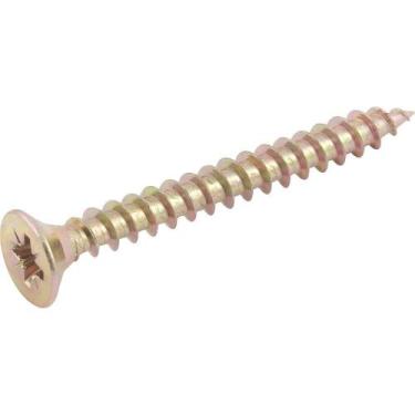 Imagem de Parafuso Madeira Chipboard, Cabeça Chata, Fenda Cruzada/pozidrive, 6,0