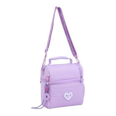 Imagem de Lancheira Térmica Color Up Meninas Juvenil Escolar Passeio Cor:Lilás -