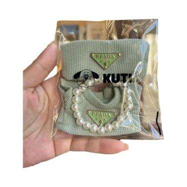 Imagem de Conjuntos De Roupas Tricotadas Para Bonecas Labubu Com Chapéus E Colar