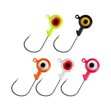 Imagem de Anzóis De Pesca WALK FISH Com Cabeça De Chumbo 1.75g 3.5g, 5 Peças, Is