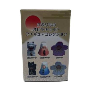 Imagem de Caixa Surpresa De Mini Figura Chibi Gato Da Sorte Monte Fuji Flor De C