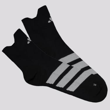 Imagem de Meia Adidas Run Adizero Cano Medio Preta, P