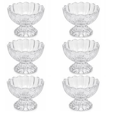 Imagem de Conjunto 6 Taças de Vidro para Sobremesa125ml Geneva Wolff