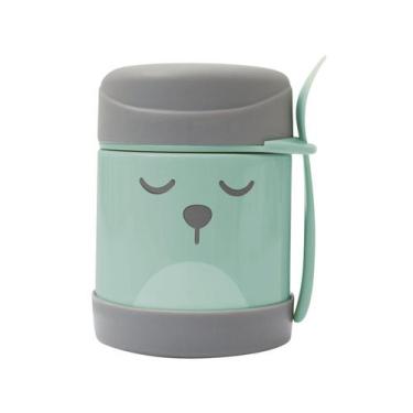 Imagem de Pote Térmico Para Papinha Alimentação Infantil Conserva Gumy Azul Rosa