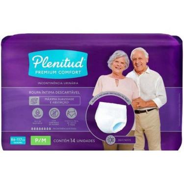Imagem de Roupa Íntima Plenitud Noturna Unissex Tamanho P/M 14 Unidades, Tam.P-M