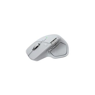 Imagem de Mouse Sem Fio Logitech MX Master 4, Sensação Tátil do Haptic Feedback, USB-C, Bluetooth,Cinza Claro - 910-007566
