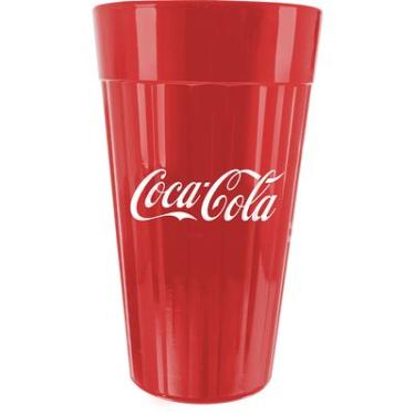 Imagem de Copo Vidro 450ml Coca-Cola Nadir Americano Vermelho