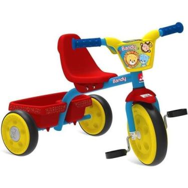Imagem de Triciclo Infantil Bandy com Carenagem Amarelo Bandeirante