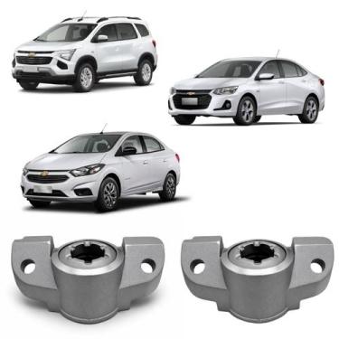 Imagem de Par Coxim Amortecedor Traseiro Cobalt Spin Onix Sonic Prisma - Borfix