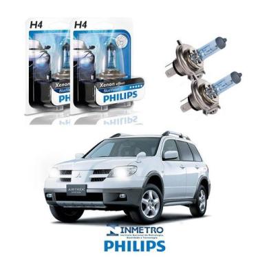 Imagem de Lâmpadas Farol Mitsubishi Airtrek Philips H4 BlueVision