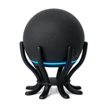 Imagem de Suporte para Echo Dot 4ª e 5ª Geração Organizador com Passa Cabo Branc