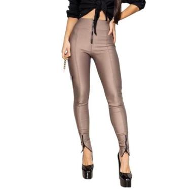 Imagem de Calça tecido prada encorpado grosso nao marca legging montaria. - sem 