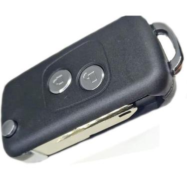 Imagem de Chave Canivete Carcaça Oca Peugeot 206 207 306 Hoggar 2 Botões Para Ad