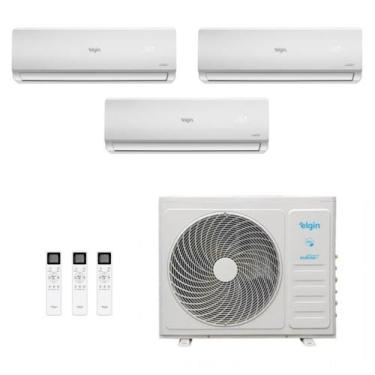 Imagem de Ar-Condicionado Tri Split Inverter Elgin 27.000 (3x Evap HW 12.000) Qu