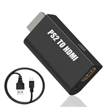 Imagem de Adaptador Conversor De Áudio e Vídeo Compatível Com Playstation 2 Ps2 