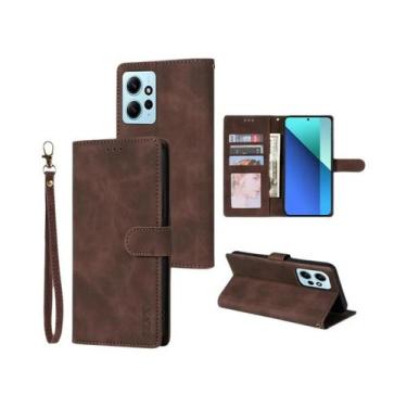 Imagem de Capa De Couro Amigável Com a Pele Com Slot Para Cartão Para Xiaomi 14T