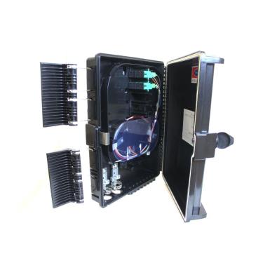 Imagem de Caixa de Atendimento Óptico com Splitter 1x8 Apc Ftth-Box-8 Ip65 para Redes Fttx Evus