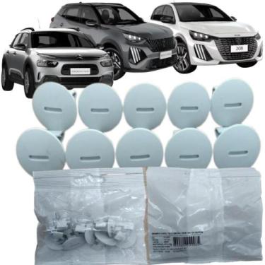 Imagem de Grampo do Forro de Teto Modelo C4 Cactus Peugeot 208 2008 10 Unidades 