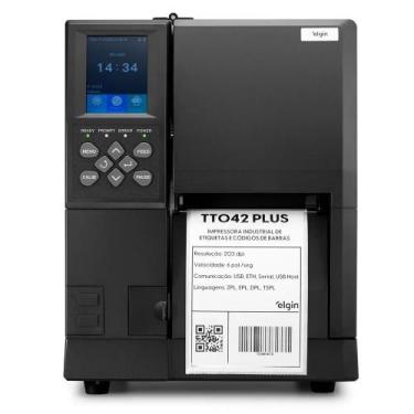 Imagem de Impressora de Etiquetas Industrial Elgin TT042 Plus