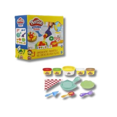 Imagem de Massinha play doh comidas favoritas pizza de queijo (e6686) - hasbro