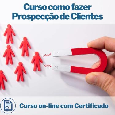 Imagem de Curso Online em videoaula como fazer Prospecção de Clientes com Certificado