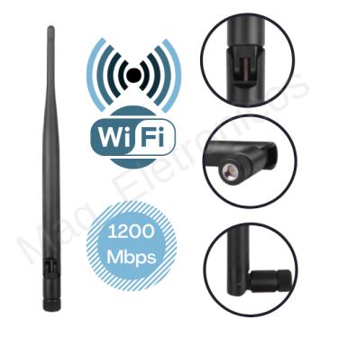 Imagem de Adaptador Receptor Antena Wifi USB Wireless para PC e Notebook
