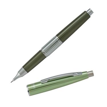 Imagem de Pentel Lapiseira Sharp Kerry, 0,5 mm, tubo de oliva metálico, 1 pacote (P1035K), verde