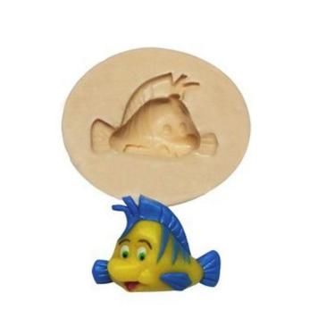 Imagem de Molde De Silicone Pequena Sereia, Linguado