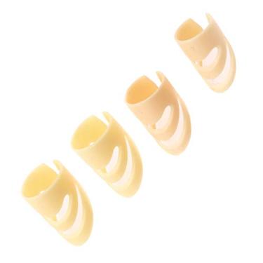 Imagem de Newmind Palhetas de dedo de guitarra clássica elétrica de plástico Protetores de dedo