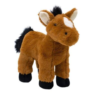 Imagem de Cavalo Marrom Em Pé 28 - Pelúcia
