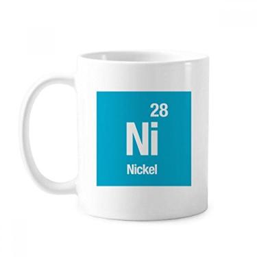 Imagem de Ni Nickel Chemical Element Caneca cerâmica cerâmica xícara de porcelana café louça
